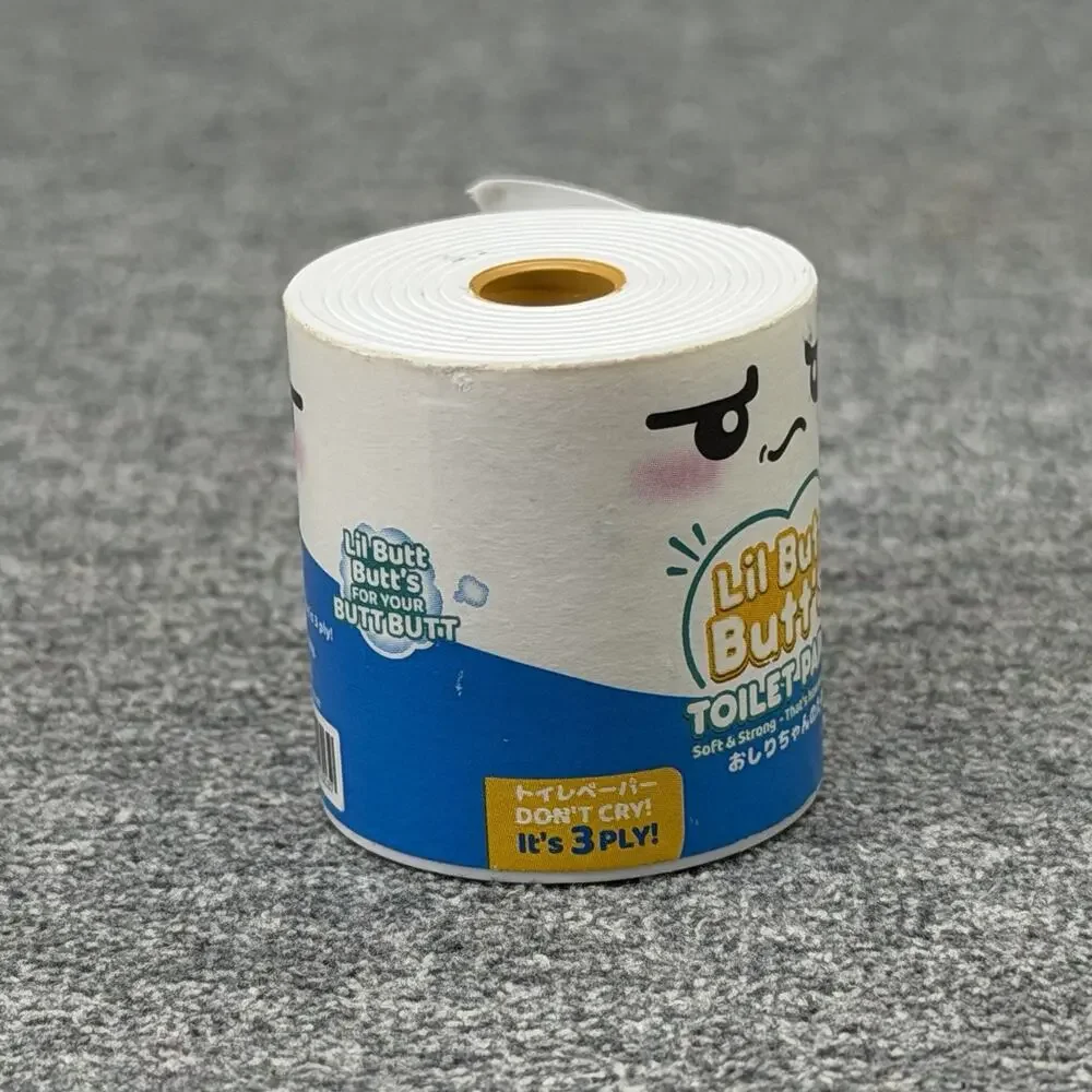 Lil Butt Butts Toilet Paper TP Toy Collectible 1.5 Inch Novelty Mini Shelf Decor